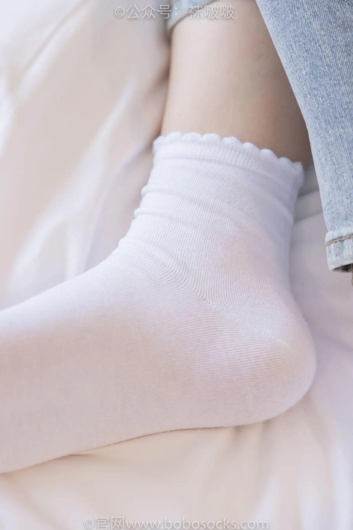 [BoBoSocks袜啵啵]NO.050 小甜豆-高跟长靴、白棉袜 [175P]插图8